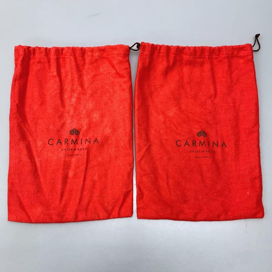 カルミナ シングルモンクストラップ 80156 ダークブラウン サイズ8 メンズ レザー 革靴 CARMINA 約26.5cm【AFD2】