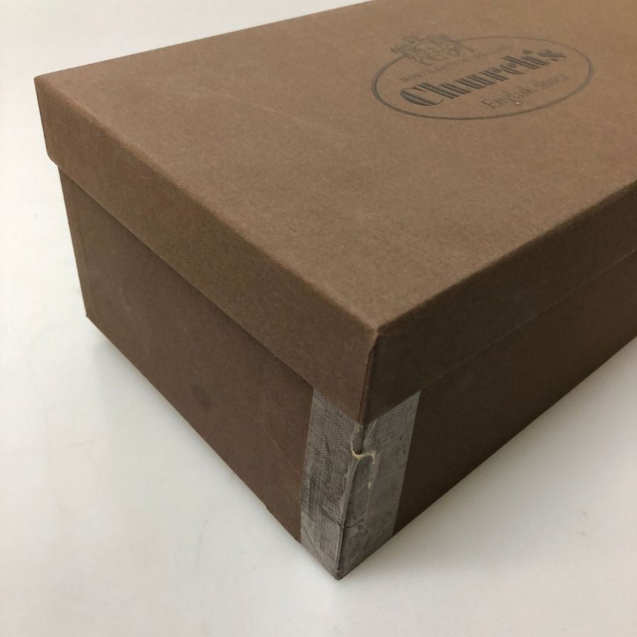 チャーチ チェットウィンド フルブローグ カーフ ダークブラウン サイズ6ハーフ Church ビジネスシューズ 約24.5cm【LA】【中古】