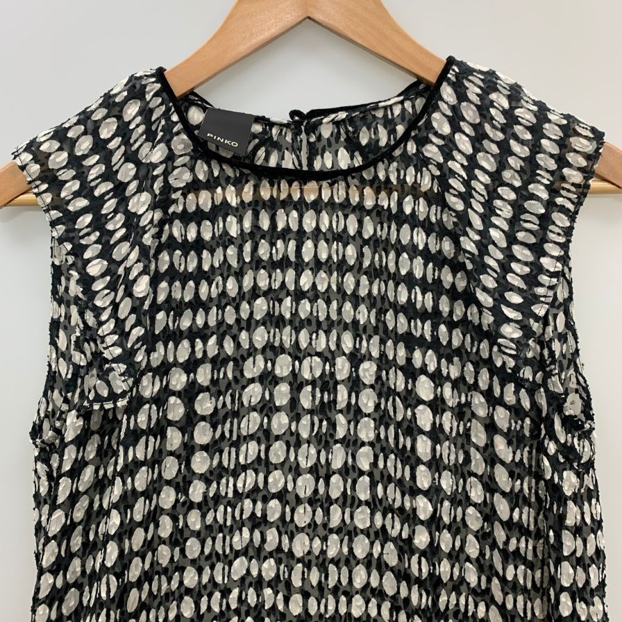 中古◆ピンコ ノースリーブシャツ レディース サイズUSA4 PINKO 【AFB46】