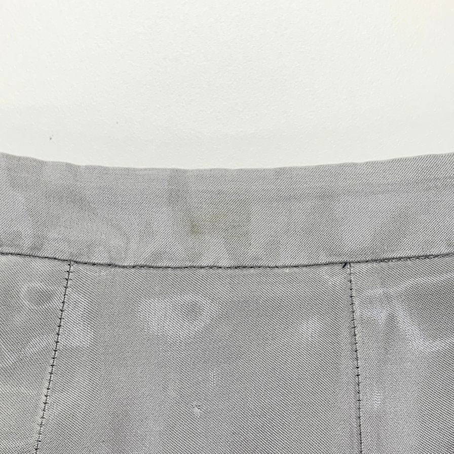 ジョルジオアルマーニ パンツ サイドジップ グレー レディース サイズ38 GIORGIO ARMANI 【AFB35】