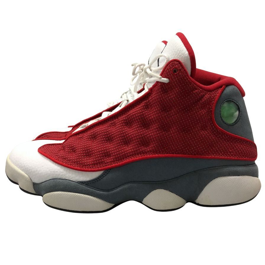 ナイキ スニーカー エアジョーダン 13 レトロ ジムレッド/フリント グレー ホワイト ブラック DJ5982-600 27.5cm NIKE AIR JORDAN 13 RETRO GYM RED/FLINT GREY-WHITE-BLACK 約27.5cm【AFD15】