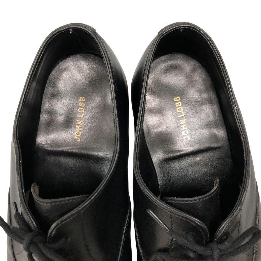 ジョンロブ レザーシューズ シティ2 サイズ7.5E ブラック JOHN LOBB ビジネスシューズ 約26.0cm【LA】【中古】