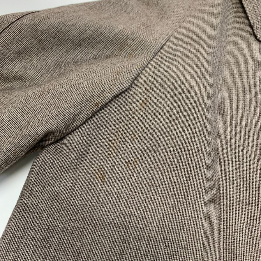 中古◆ロンドンフォグ バルカラーコート 70年代 USA製 ウール ブラウン メンズ サイズ100 LONDON FOG 【AFB32】