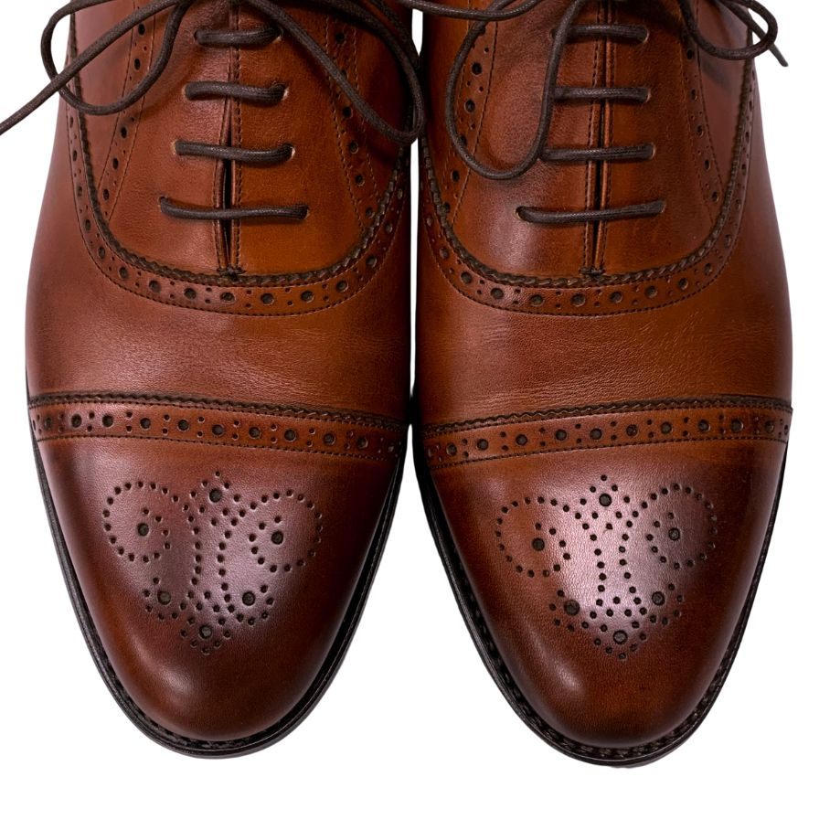 ロイドフットウェア レザーシューズ 2827ER02 パンチドキャップトゥ ブラウン メンズ サイズ 9.5 Lloyd Footwear 約28.0cm【AFD1】
