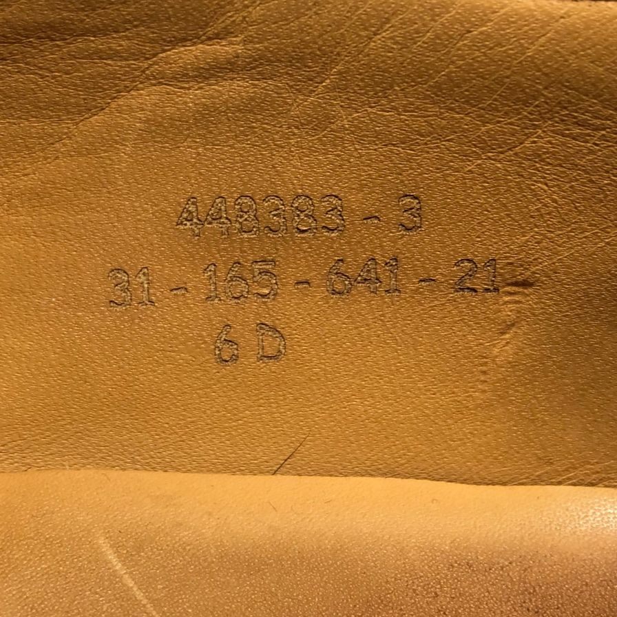 ジェイエムウエストン レザーシューズ ゴルフ 641 ネイビー サイズ6D メンズ J.M.WESTON ビジネスシューズ 約25.5cm【LA】【中古】