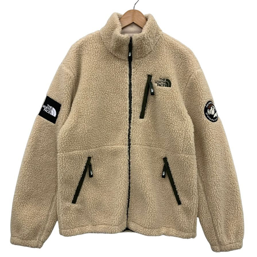 美品◆ザ ノースフェイス ホワイトレーベル フリースジャケット リモ フリース ベージュ メンズ サイズL THE NORTH FACE RIMO FLEECE 【AFA20】