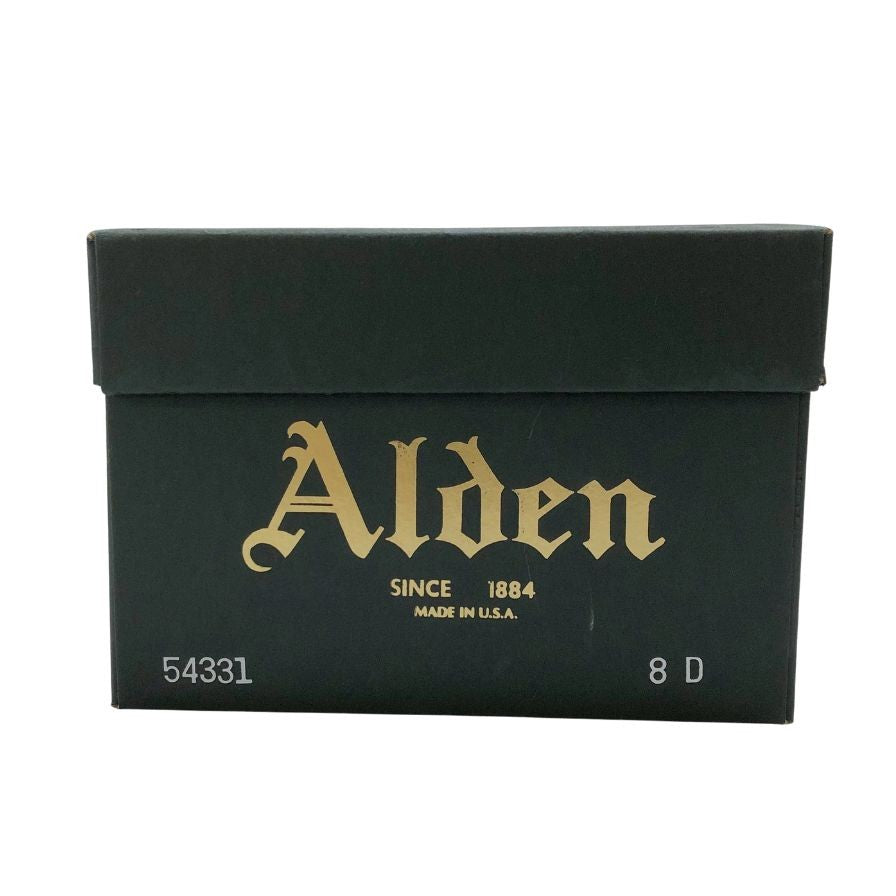 オールデン レザーシューズ 54039 コードバン モディファイラスト サイズ8D メンズ ブラック ALDEN ビジネスシューズ 約26.0cm【LA】【中古】