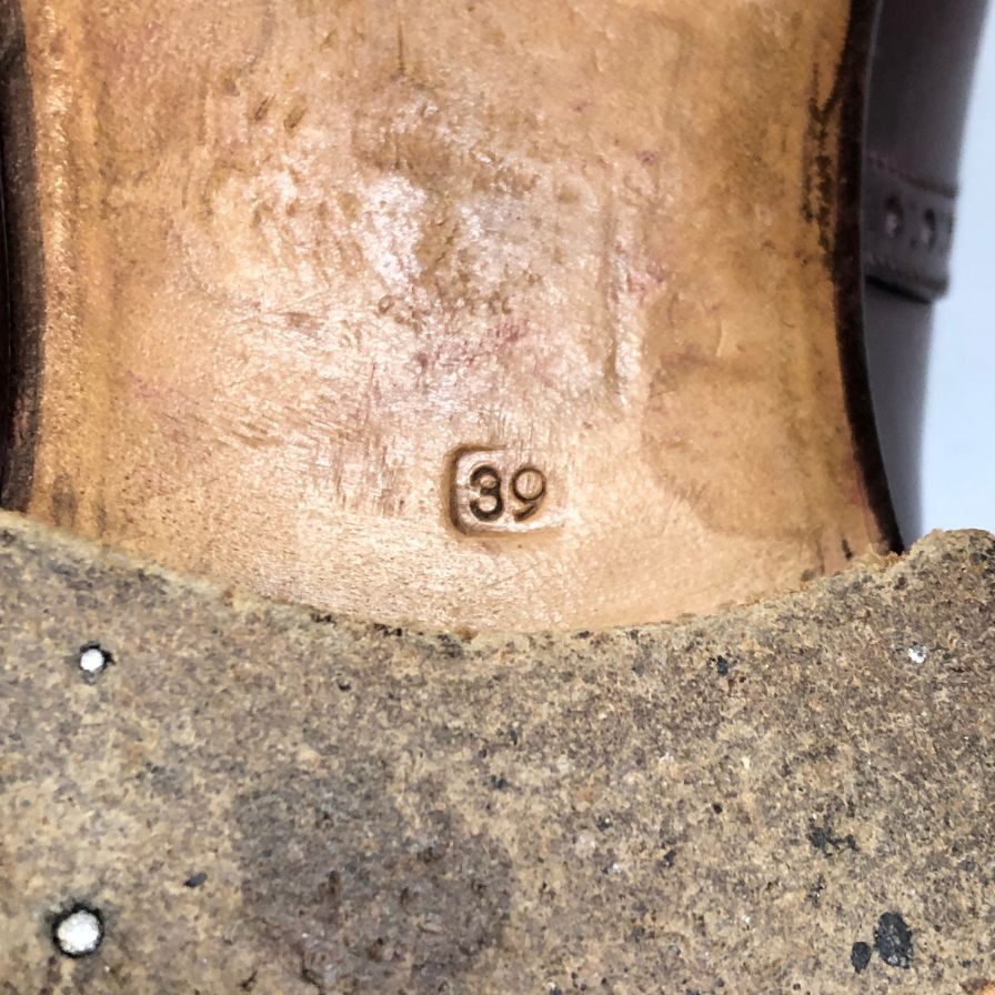 ヒデタカフカヤ トゥモローランド レザーシューズ ウイングチップ バーガンディ サイズ39 Hidetaka Fukaya TOMORROWLAND 約24.5cm【AFC30】