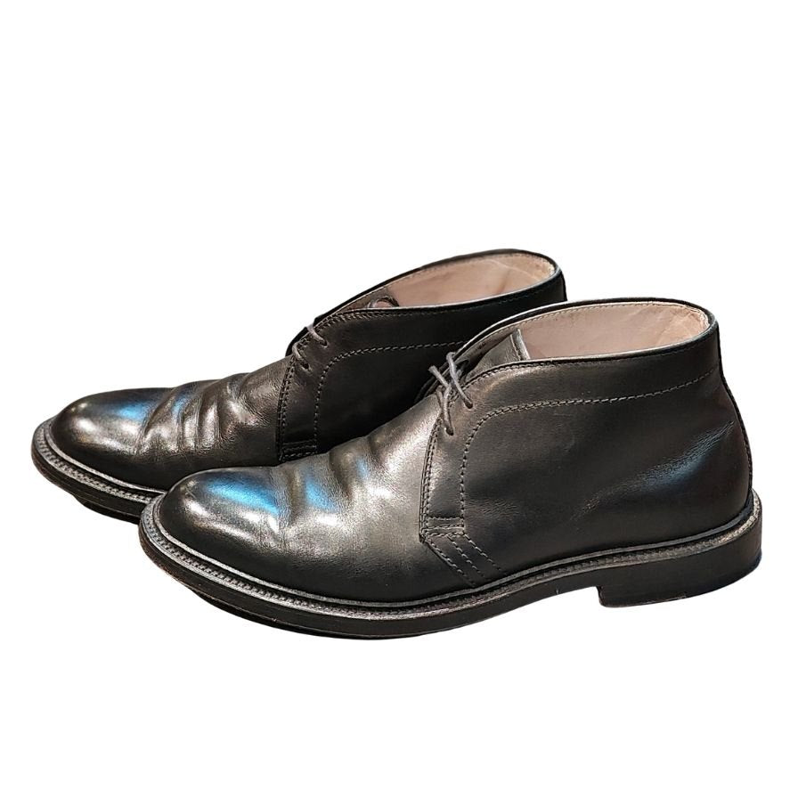 オールデン レザーシューズ 12717 チャッカブーツ カーフ サイズUS8D ALDEN ブーツ 約26.0cm【LA】【中古】