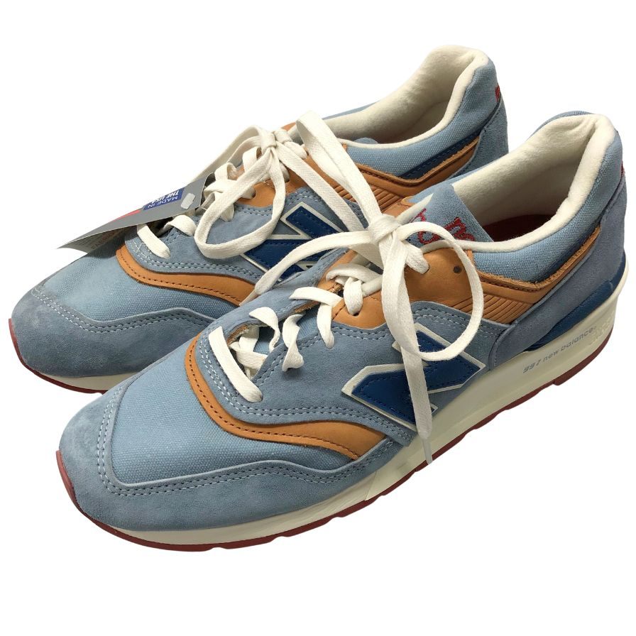 ニューバランス スニーカー M997D0L USA製 ブルー サイズ9 NEW BALANCE 約27.0cm【AFD6】