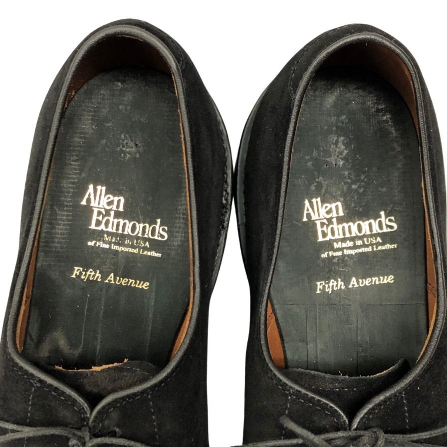 アレンエドモンズ レザーシューズ 5705 FIFTH AVENUE スエード サイズ11 ブラック Allen Edmonds 約29.0cm【AFD7】
