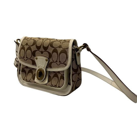 コーチ ショルダーバッグ シグネチャー 10566 レディース ホワイト系 COACH【AFE4】