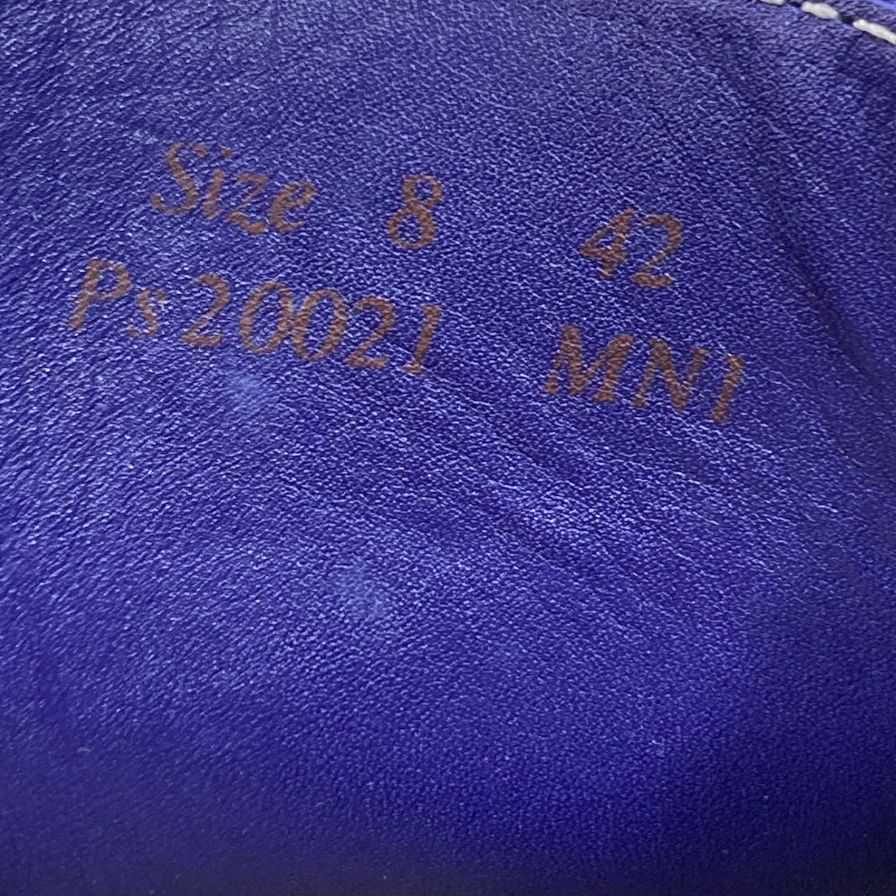 ポールスミス チャッカブーツ レザー ガラスレザー Uチップ 20021 メンズ ブラック サイズ8 Paul smith 約27.0cm【AFC30】