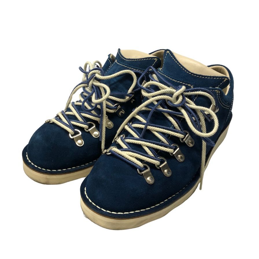 ダナー×THREE WOOD別注 マウンテンリッジ ロー レザーブーツ D4007Z メンズ サイズUS8 ネイビー Danner 約26.0cm【AFD9】