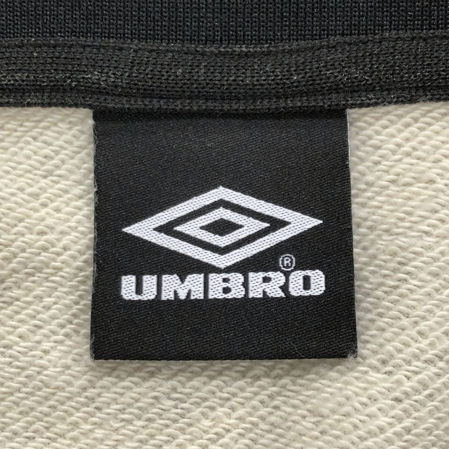 中古◆アンブロ トレーナー 襟付き コットン ロゴ レディース グレー サイズXL UMBRO 【AFB40】
