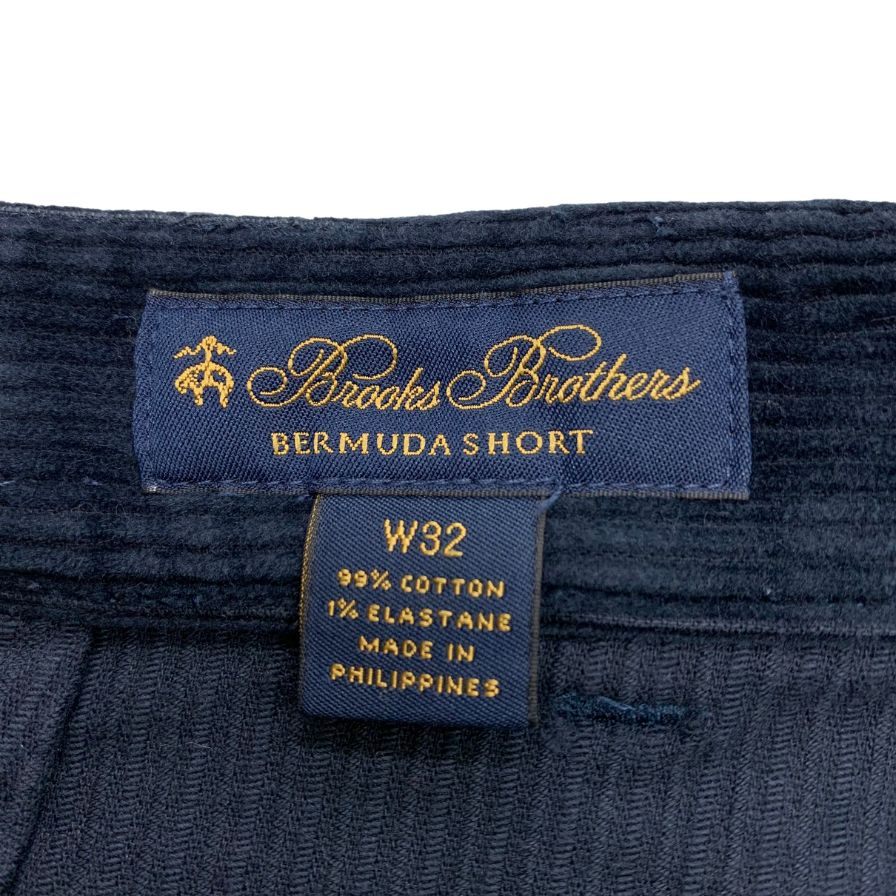 ブルックスブラザーズ ハーフパンツ ショートパンツ コーデュロイ メンズ W32 ネイビー BROOKS BROTHERS 【AFB36】