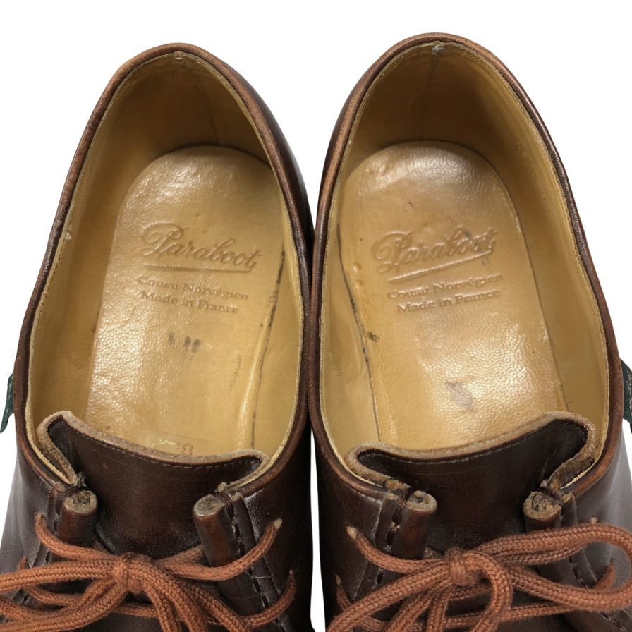 パラブーツ チロリアンシューズ ミカエル カーフ メンズ サイズ42 ブラウン PARABOOT MICHAEL ビジネスシューズ 約27.0cm【LA】【中古】