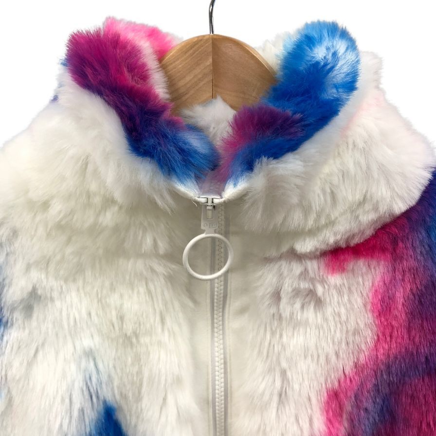 美品◆オフホワイト 19AW ジャケット マルチカラー サイズS OMEA186E19E20002 OFF WHITE 【AFA18】