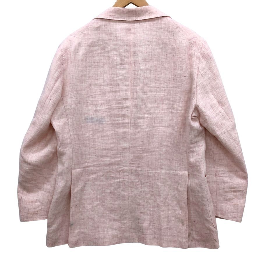 中古◆タリアトーレ ジャケット 2B モンテカルロ 1SMC22K ウール×リネン ピンク サイズ52 TAGLIATORE 【AFB34】