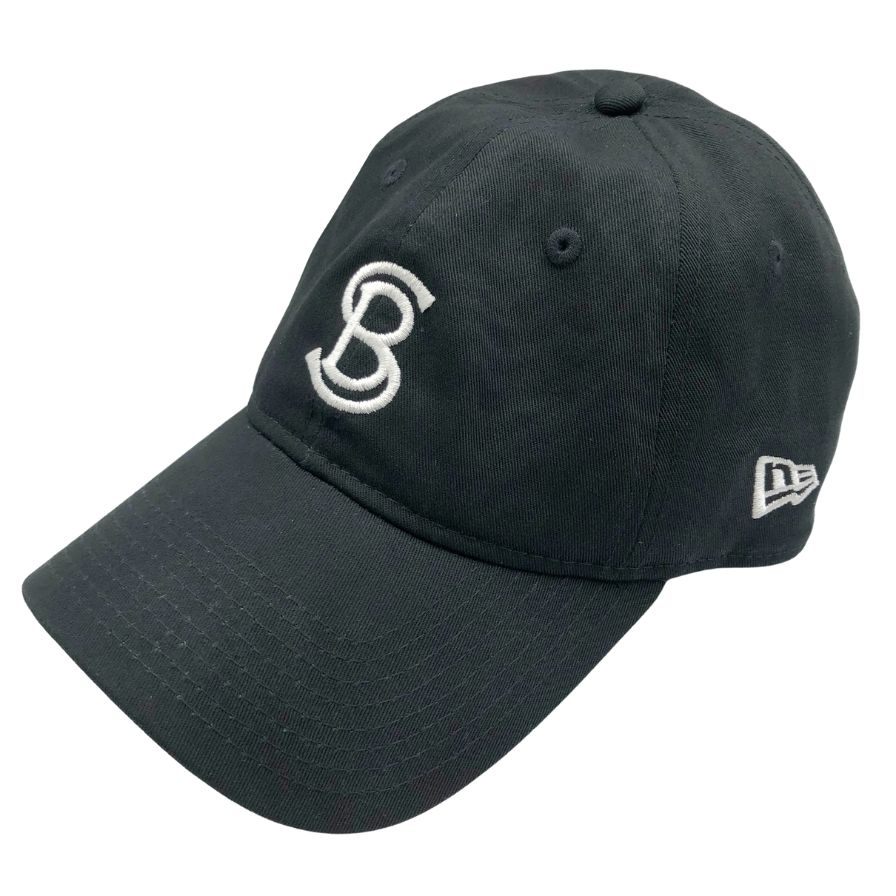 ショット×ニューエラ 9TWENTY SBロゴ刺繍 キャップ ユニセックス サイズF ブラック Schott×NEWERA【AFI1】