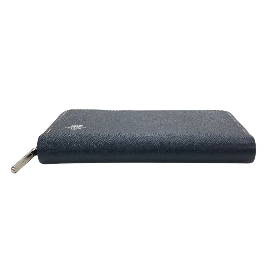 ホワイトハウスコックス ロングウォレット ラウンドジップ レザー 長財布 S2622 ネイビー レッド Whitehouse Cox【AFI19】