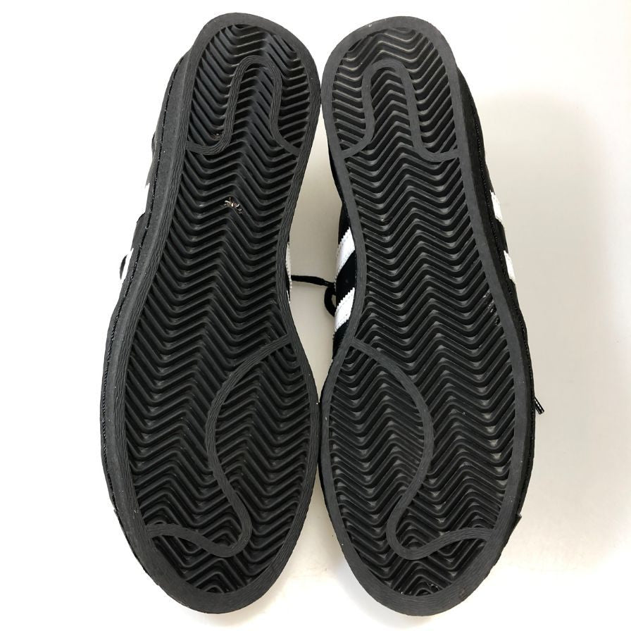 アディダス ローカットスニーカー スーパースター 82 ブラック メンズ 27㎝ JI2026 ADIDAS 約27.0cm【AFC43】