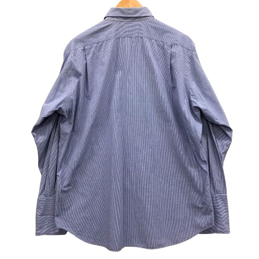 美品◆ポロラルフローレン ボタンダウンシャツ オールド ギンガムチェック メンズ ブルー系 サイズM POLO RALPH LAUREN 【AFB42】