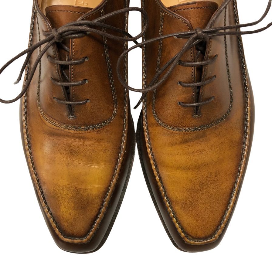 ベルルッティ レザーシューズ 0849 Uチップ ベネチアンレザー ブラウン メンズ サイズ7.5 Berluti ビジネスシューズ 約26.0cm【LA】【中古】