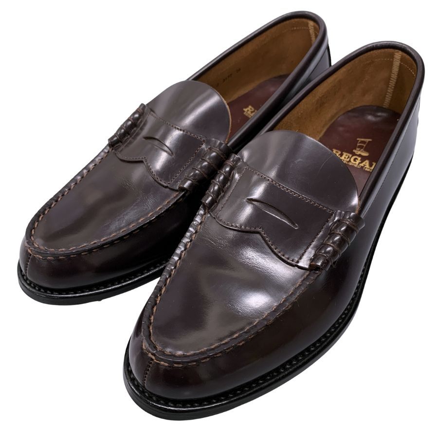 【極美品】REGAL リーガル コインローファー 2177 25cm リーガル コインローファー 2177 ブラウン 25cm Regal 約25.0cm