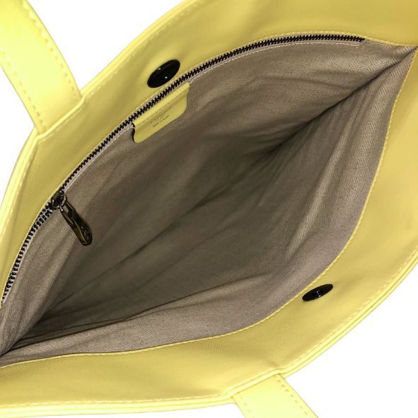 ロエベ トートバッグ アナグラム レザー イエロー レディース LOEWE【AFE12】