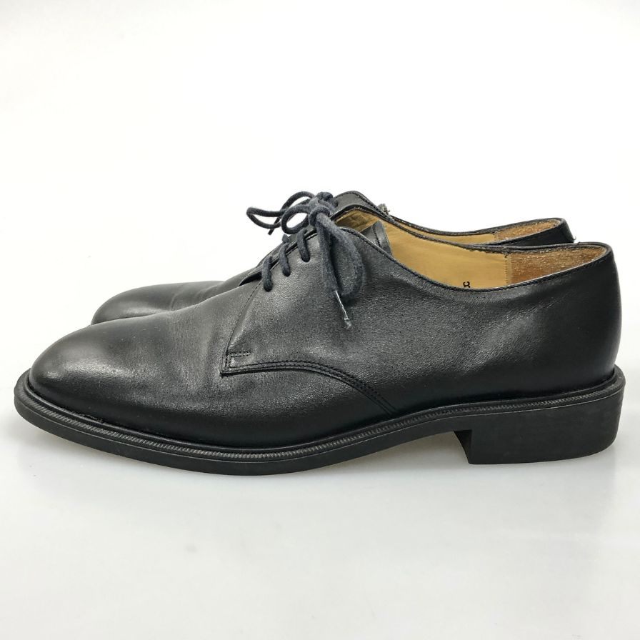 バリー レザーシューズ プレーントゥ 57351 メンズ ブラック サイズ8 BALLY 約26.5cm【AFC8】