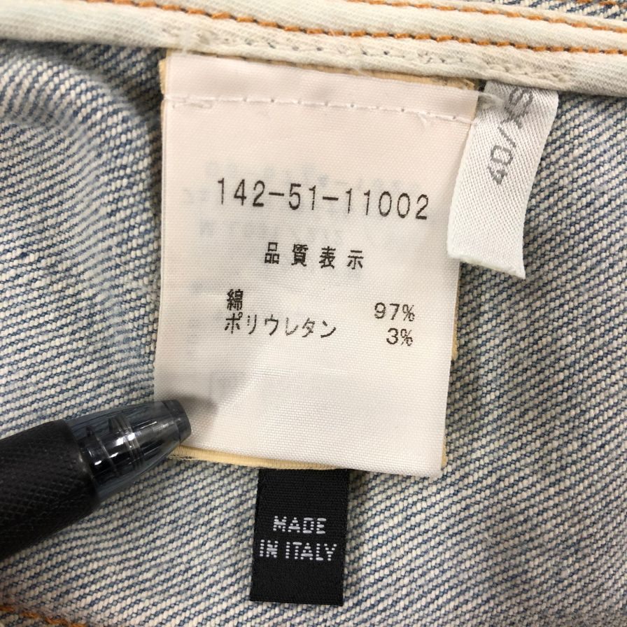 美品◆アイスバーグ デニムジャケット レディース サイズ40 インディゴ ICEBERG 【AFB5】