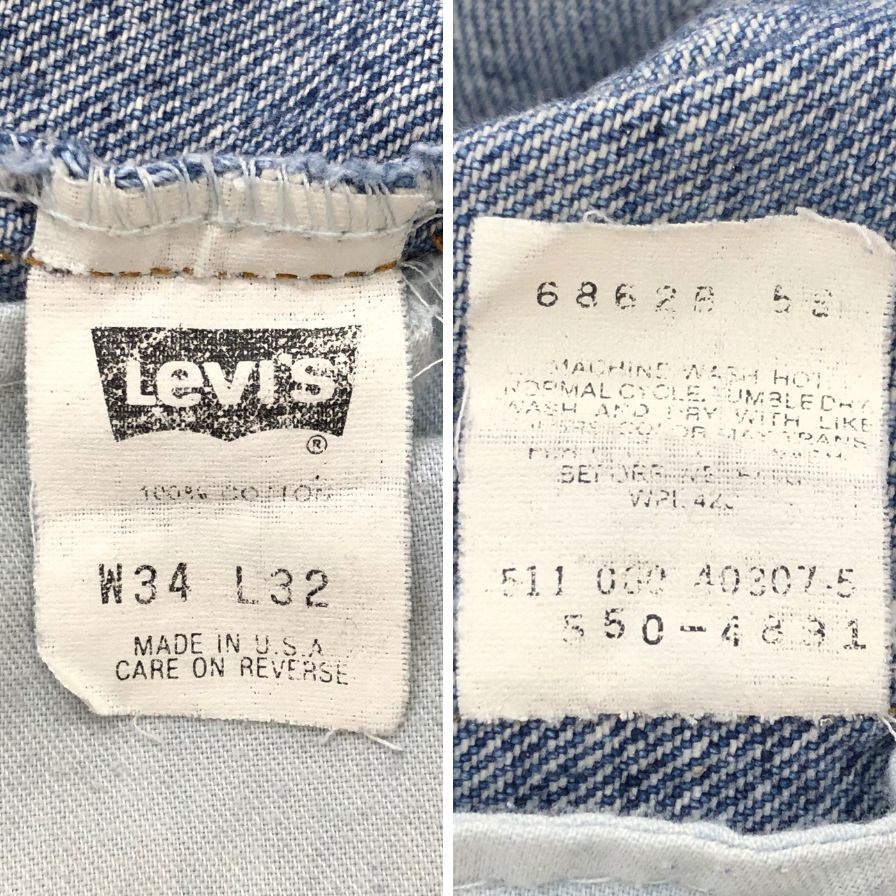 リーバイス デニム 550 90年代 USA製 インディゴ メンズ サイズW34 L32 LEVI’S 【AFB34】