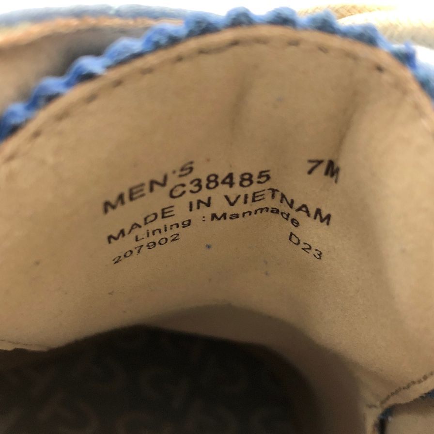 コールハーン レザーシューズ C38485 オリジナルグランドリマスタードロングウィングオックスフォード サイズ7 ブルー系 メンズ COLE HAAN 約25.5cm【AFC6】