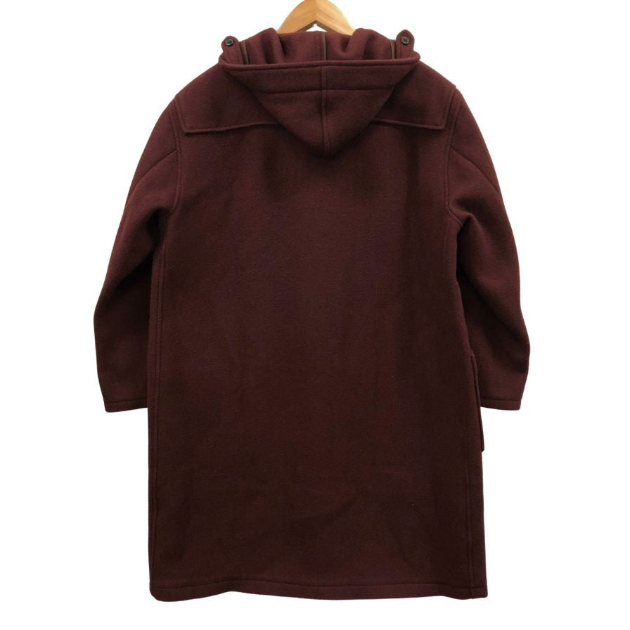 極美品◆カモシタ ユナイテッドアローズ ダッフルコート ウール ナイロン メンズ サイズ44 バーガンディ Camoshita UNITED ARROWS 【AFA18】