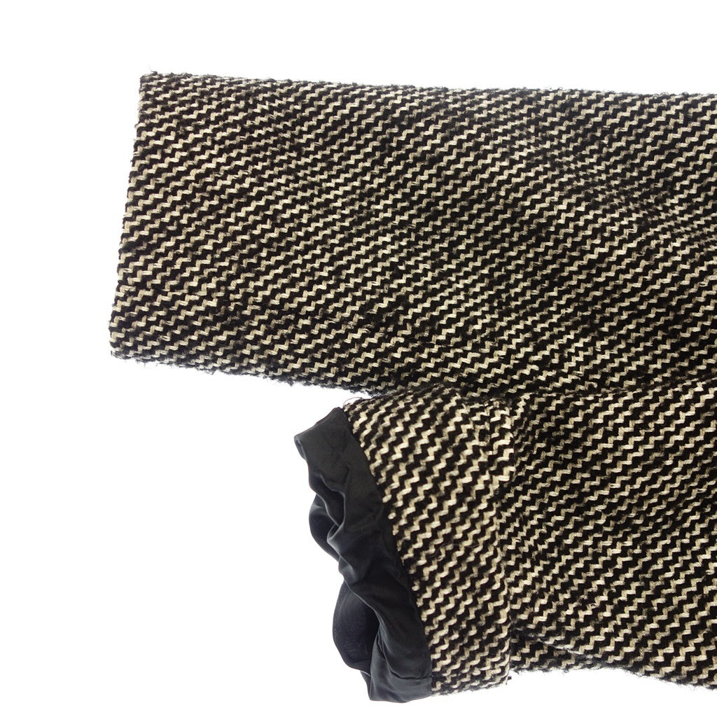 美品◆タリアトーレ ステンカラーコート ツイード メンズ サイズ48 グレー系 TAGLIATORE【AFA4】