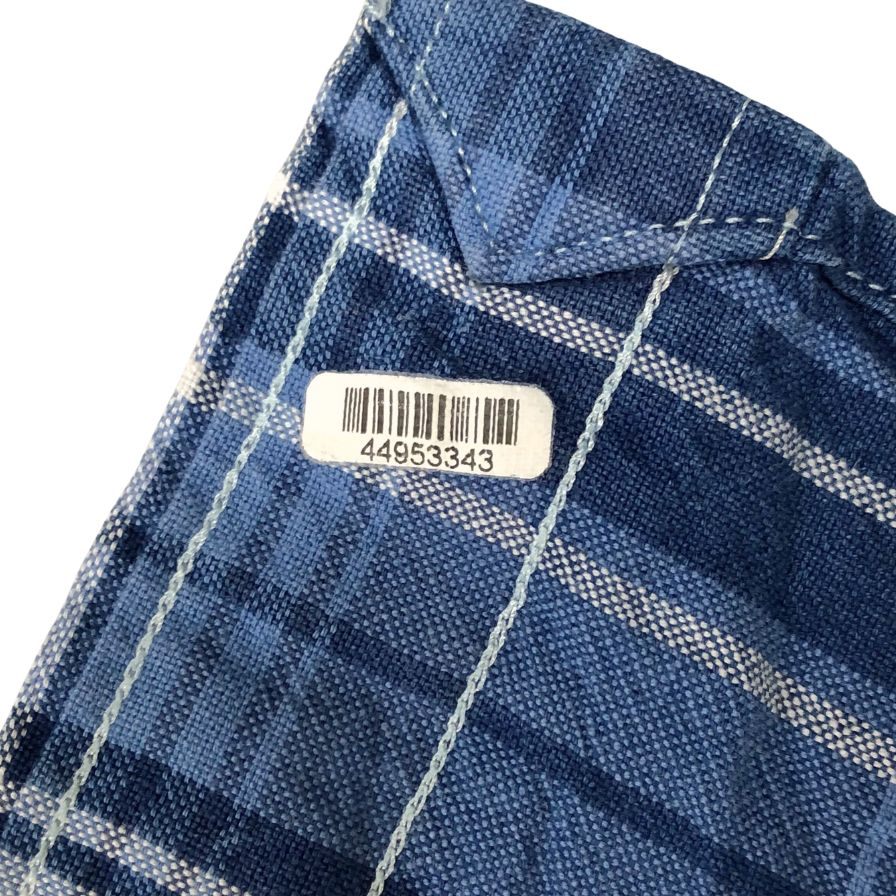 ラルフローレン チェックシャツ チェック柄 ブルー系 メンズ サイズXL Ralph Lauren【LA】