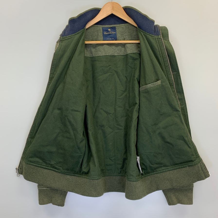 中古◆ブルックスブラザーズ ジャケット コットン カーキ メンズ サイズM Brooks Brothers 【AFB9】