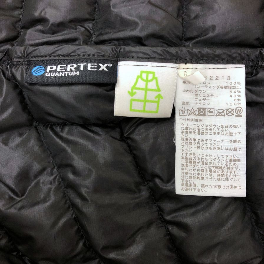 美品◆ノースフェイス ダウンジャケット NY82213 サンダー ラウンドネック ブラック サイズXL メンズ THE NORTH FACE 【AFA24】