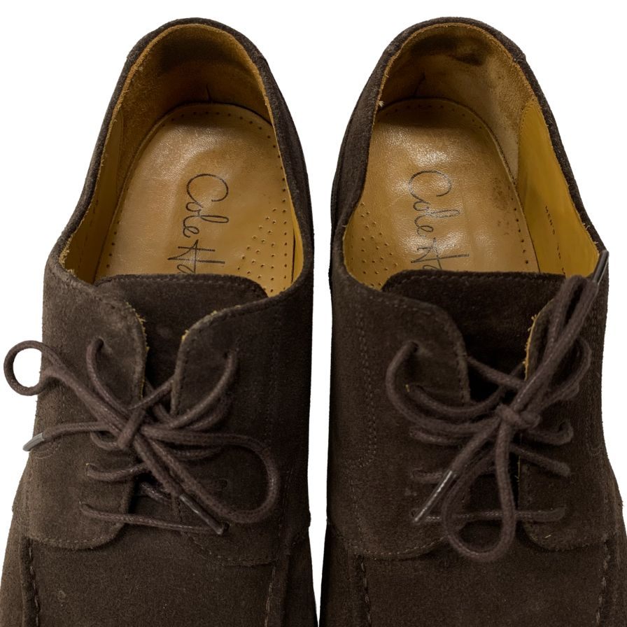 コールハーン レザーシューズ Uチップ 外羽根 スエード メンズ ブラウン サイズ10 COLE HAAN 約28.0cm【AFC46】