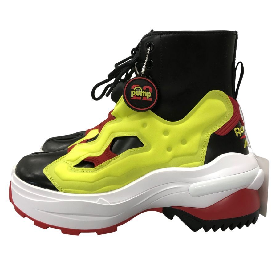 メゾンマルジェラ リーボック スニーカー Tabi Instapump Fury Hi S34WU0024 イエロー系 レディース サイズ41 Maison Margiela Reebok 約26.0cm【AFD7】