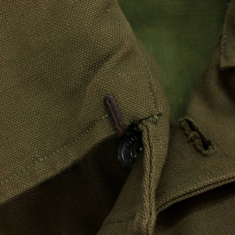 フランス軍 Mー35 モーターサイクルコート フレンチアーミー 50s カーキ メンズ サイズ2 FRENCH ARMY【LA】