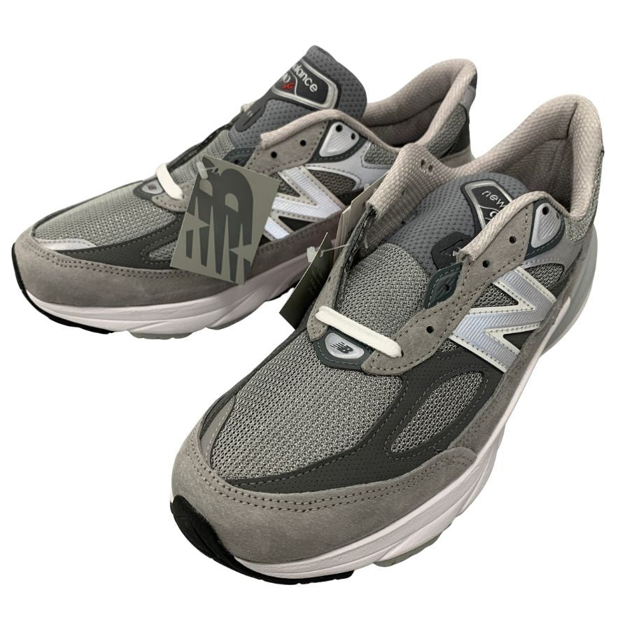 ニューバランス ローカットスニーカー M990GL6 メッシュ スウェード グレー メンズ サイズ28cm New Balance 約28.0cm【AFD3】