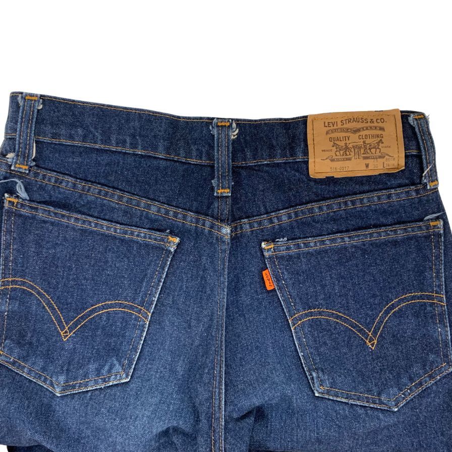 リーバイス デニムパンツ オレンジタブ ボタン裏359刻印 メンズ W30 L34 516ー0217 LEVI'S 【AFB39】