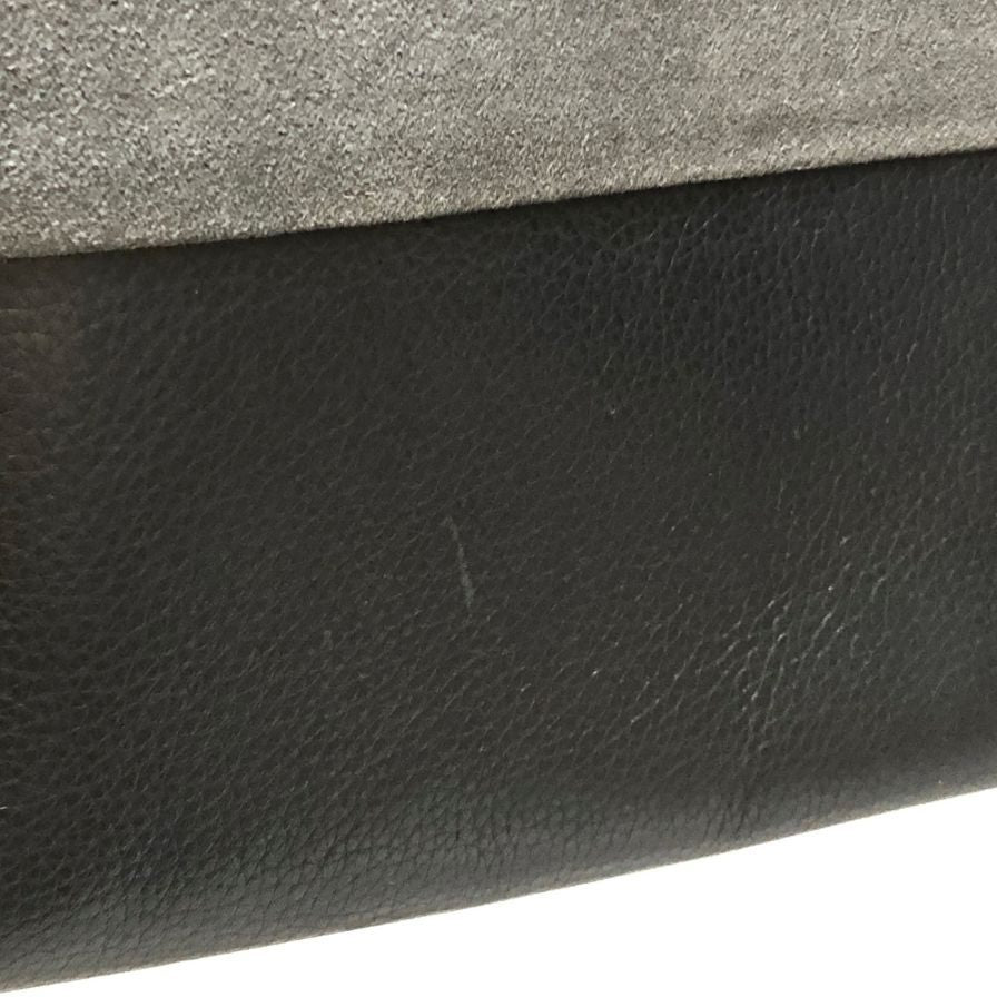 シセイ レザーケース タブレットケース ドキュメントケース スエード×レザー コンビ メンズ グレー Cisei FIRENZE【AFE3】【中古】