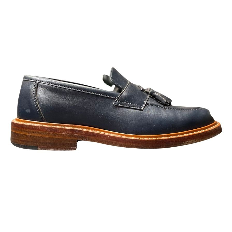 トリッカーズ タッセルローファー ポールスミス別注 M7772 ネイビー メンズ サイズUK7 Tricker’s ローファー 約26.0cm【LA】【中古】