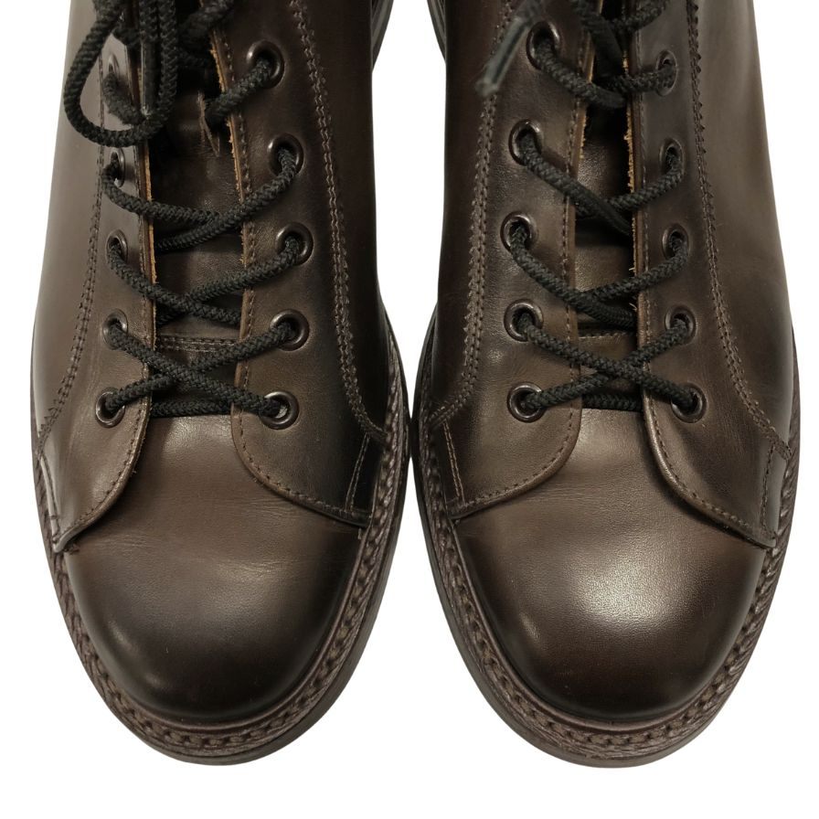トリッカーズ レザーシューズ モンキーブーツ 6077 レザー ブラウン サイズUK9 メンズ Tricker's ブーツ 約28.0cm【LA】【中古】