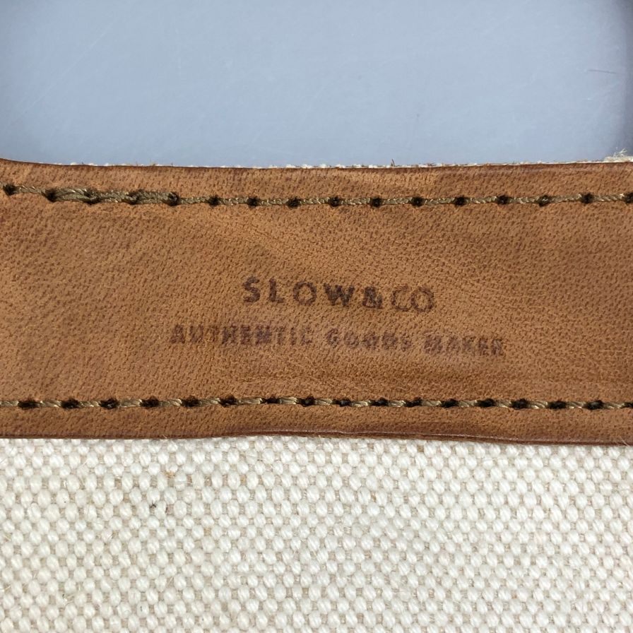 スロウ ショルダー バッグ ジュード キャンバス ホワイト SLOW&CO【AFE6】