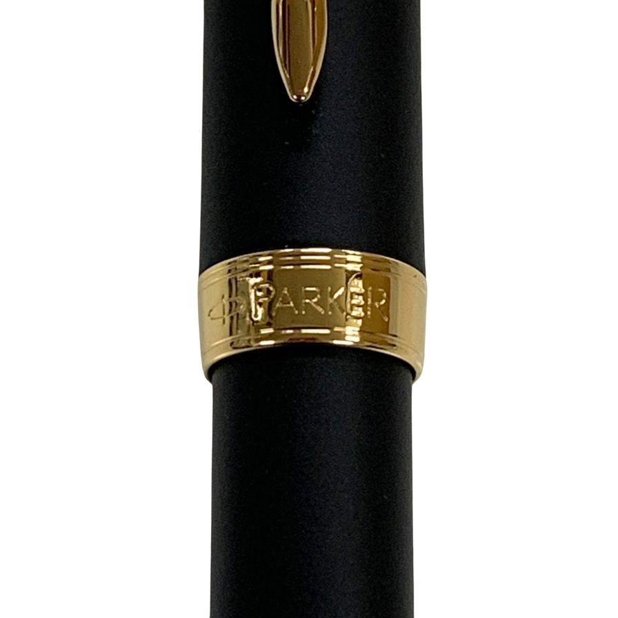 パーカー 万年筆 ソネット 細字 ペン先 18K 750 オリジナル M ブラック ゴールド GT PARKER SONNET【AFI18】