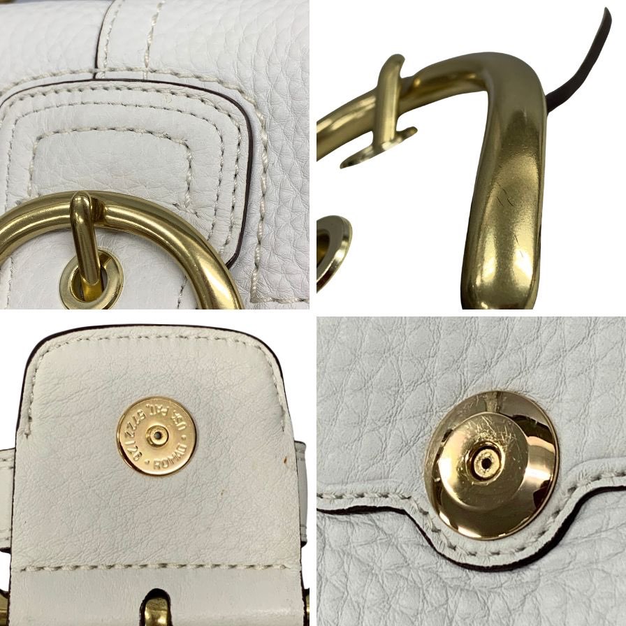 コーチ ショルダーバッグ レザー ホワイト レディース 11840 COACH【AFE10】